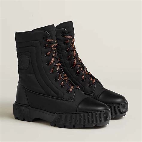 hermes parachute boots|HERMES Calfskin Parachute Fresh Ankle Boots 37 Black .